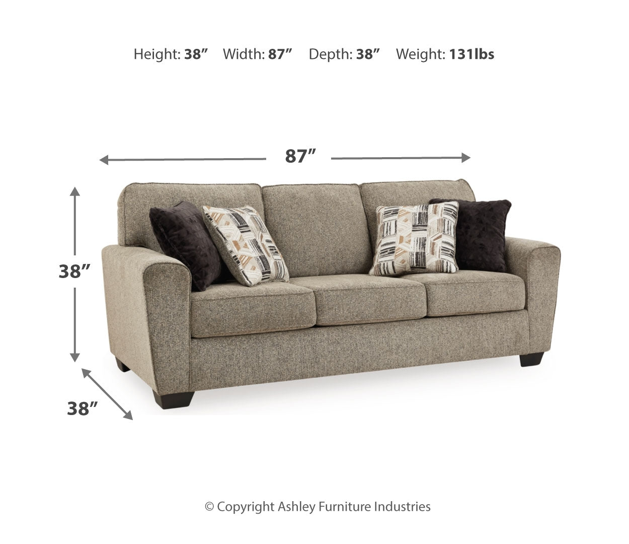 McCluer Sofa, Loveseat and Chair