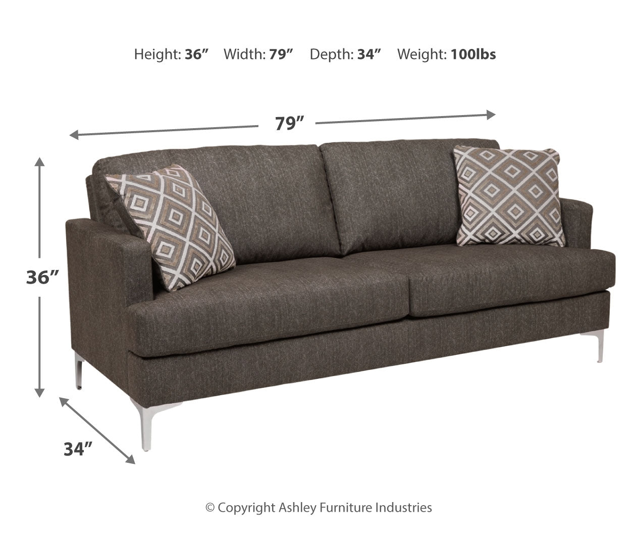 Arcola Sofa and Loveseat