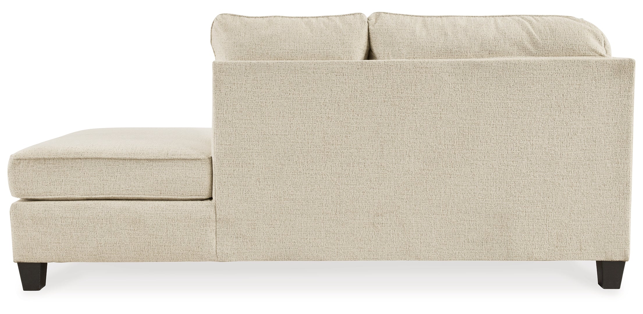 Abinger 2-Piece Beige Sectional with Ottoman