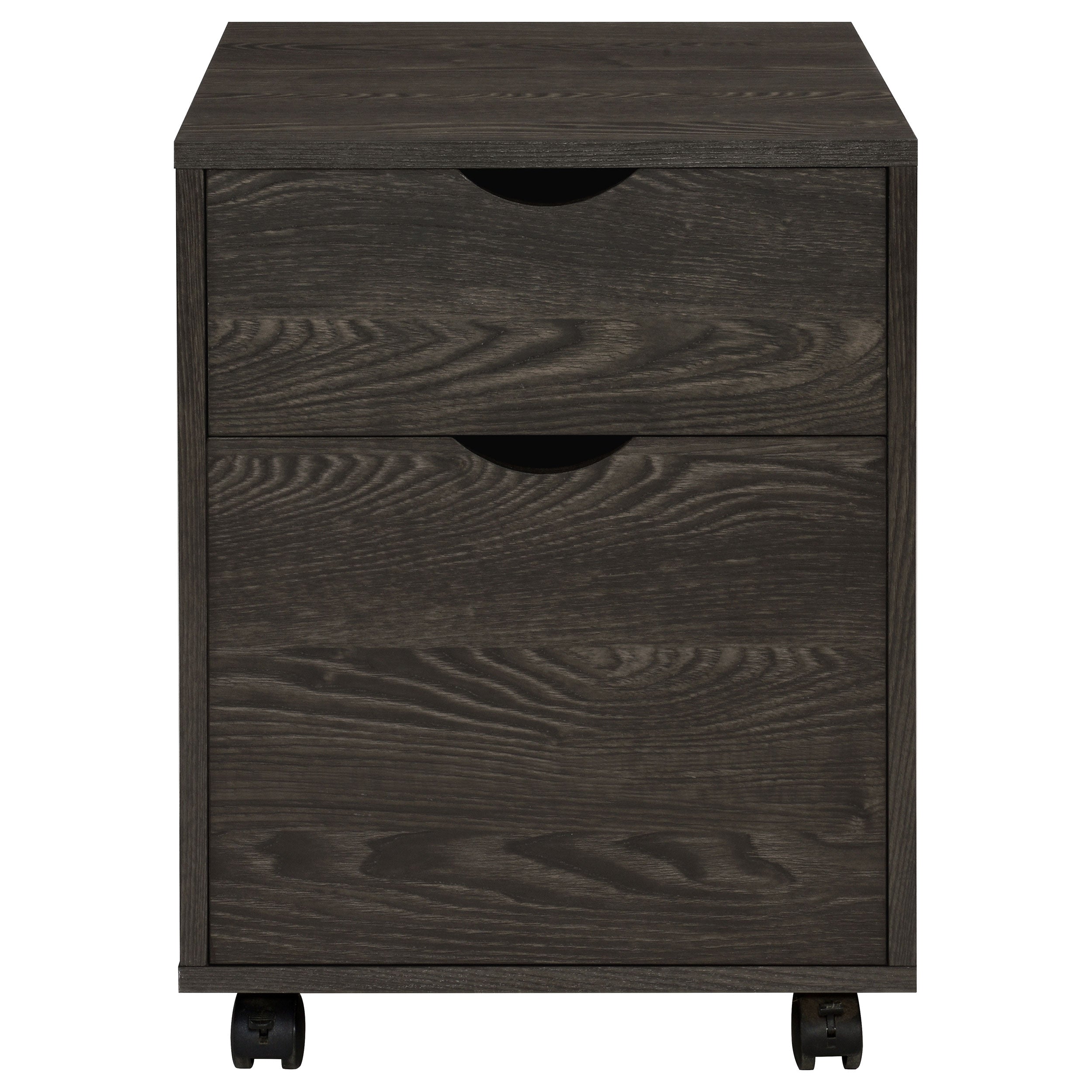 Coaster Noorvik 2-drawer Mobile File Cabinet Dark Oak Default Title