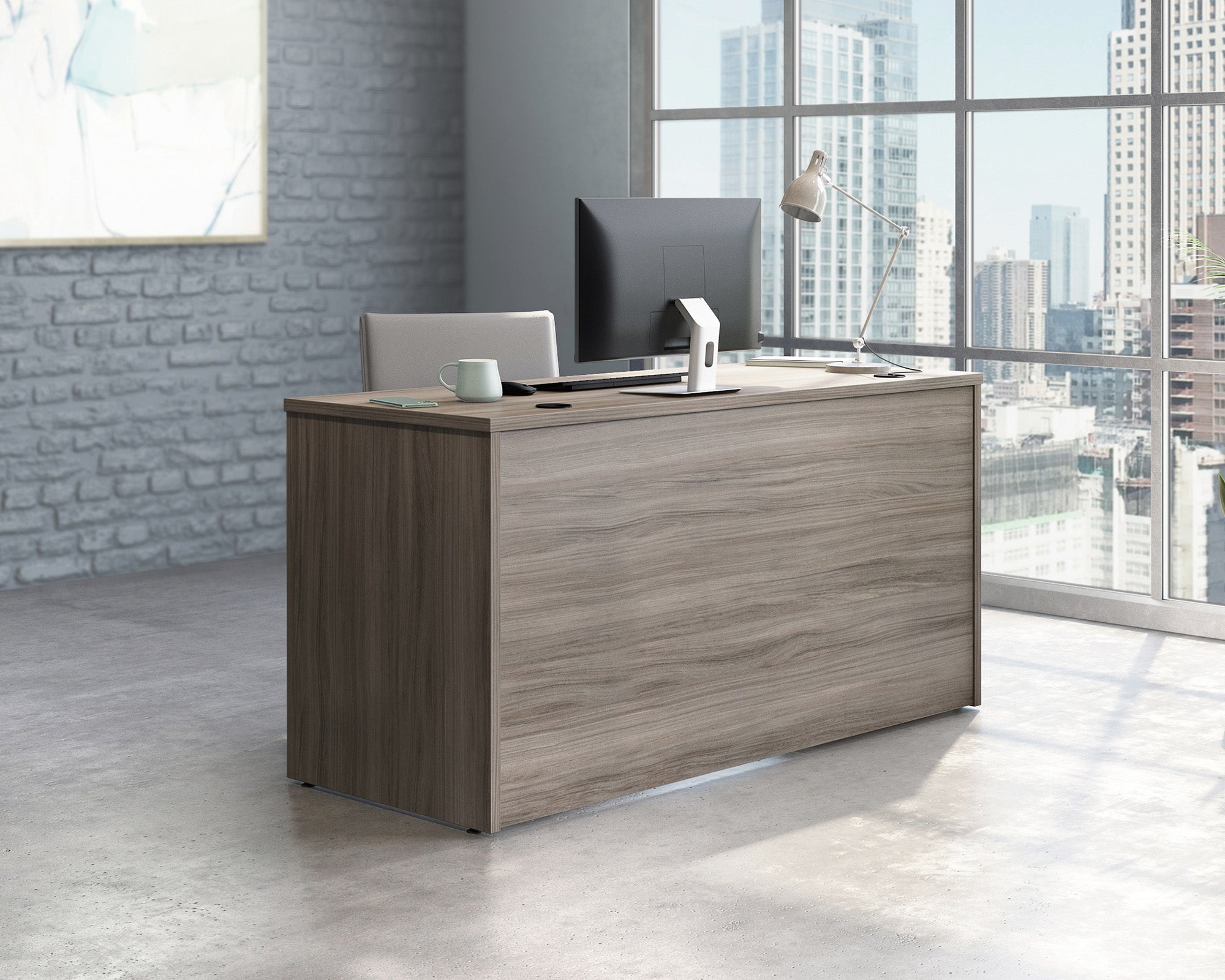 Affirm Commercial Desk 60" x 24" in Hudson Elm