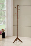 Coaster Devlin Coat Rack with 6 Hooks Walnut Default Title