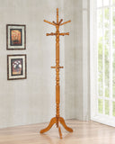 Coaster Achelle Coat Rack with 11 Hooks Golden Brown Default Title