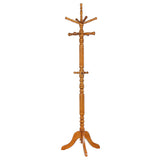 Coaster Achelle Coat Rack with 11 Hooks Golden Brown Default Title