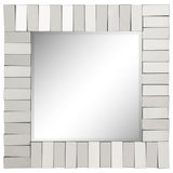 Coaster Tanwen Square Wall Mirror with Layered Panel Silver Default Title