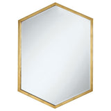 Coaster Bledel Hexagon Shaped Wall Mirror Gold Default Title