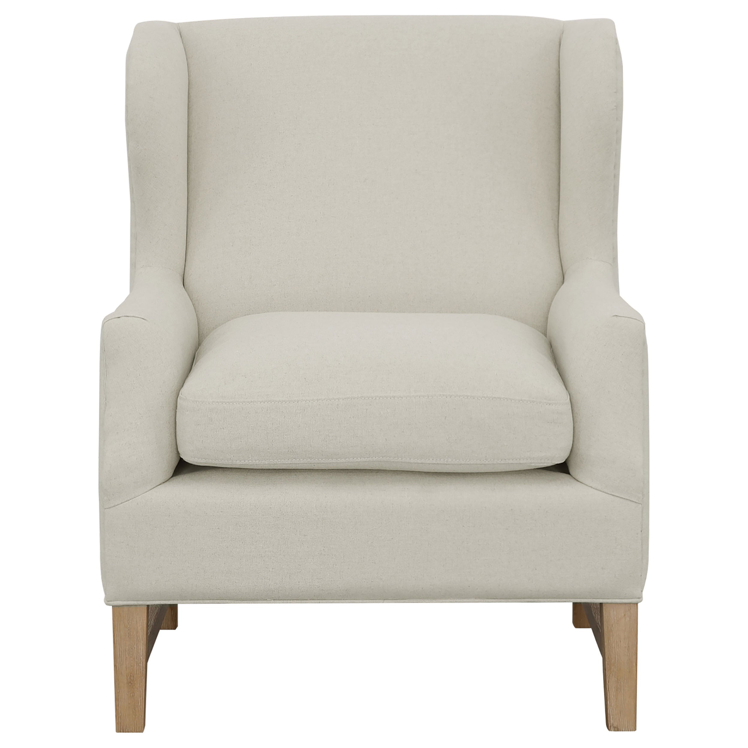 Coaster Fleur Wing Back Accent Chair Cream Default Title