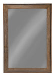 Coaster Odafin Rectangle Floor Mirror Distressed Brown Default Title