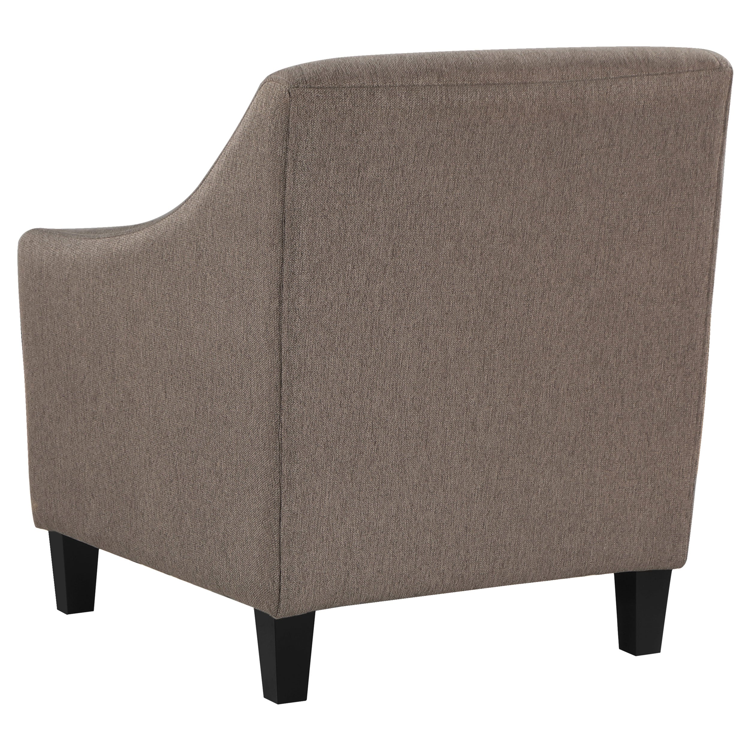 Coaster Liam Upholstered Sloped Arm Accent Club Chair Camel Grey