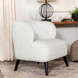 Coaster Alonzo Upholstered Track Arms Accent Chair Natural Default Title