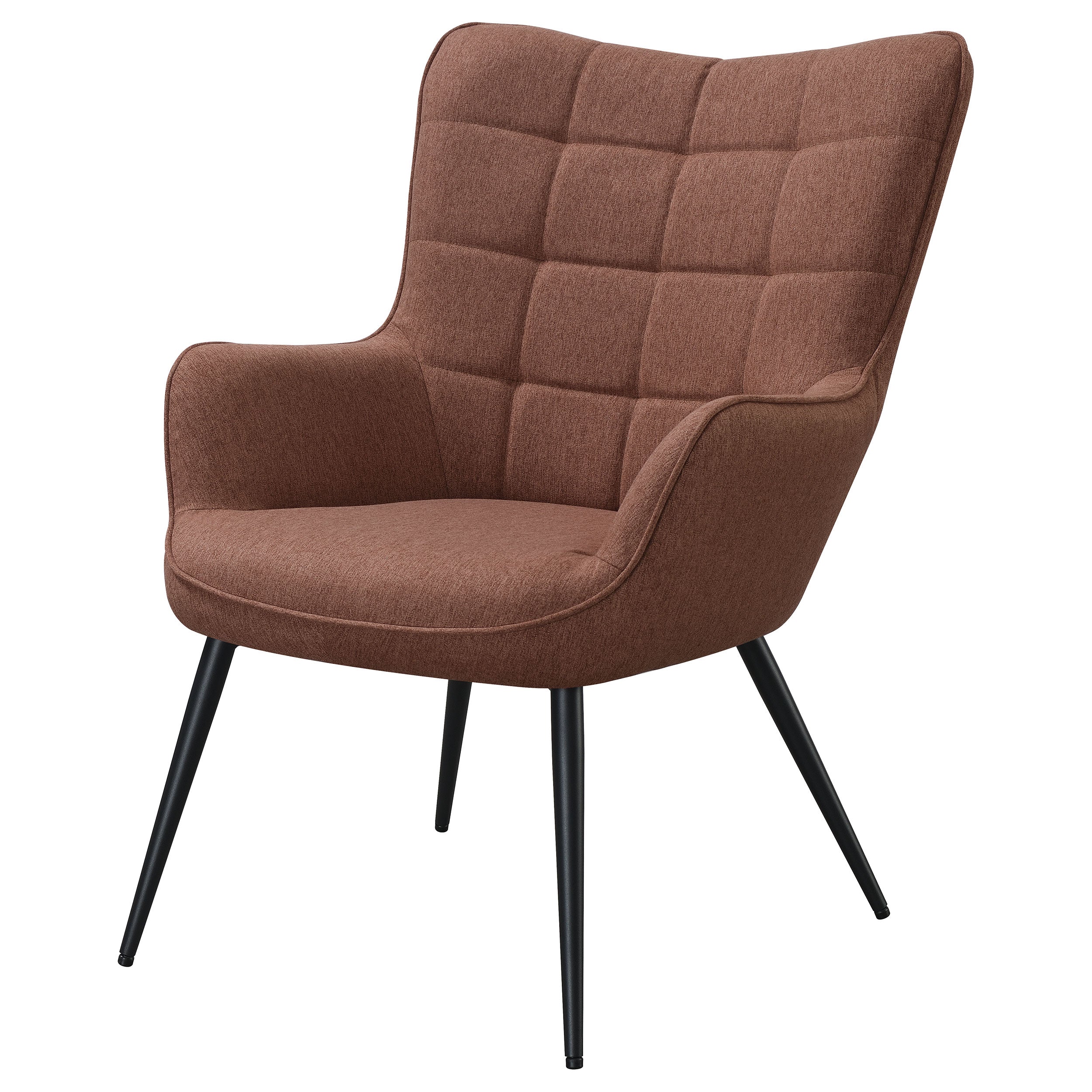 Coaster Isla Upholstered Flared Arms Accent Chair with Grid Tufted Default Title