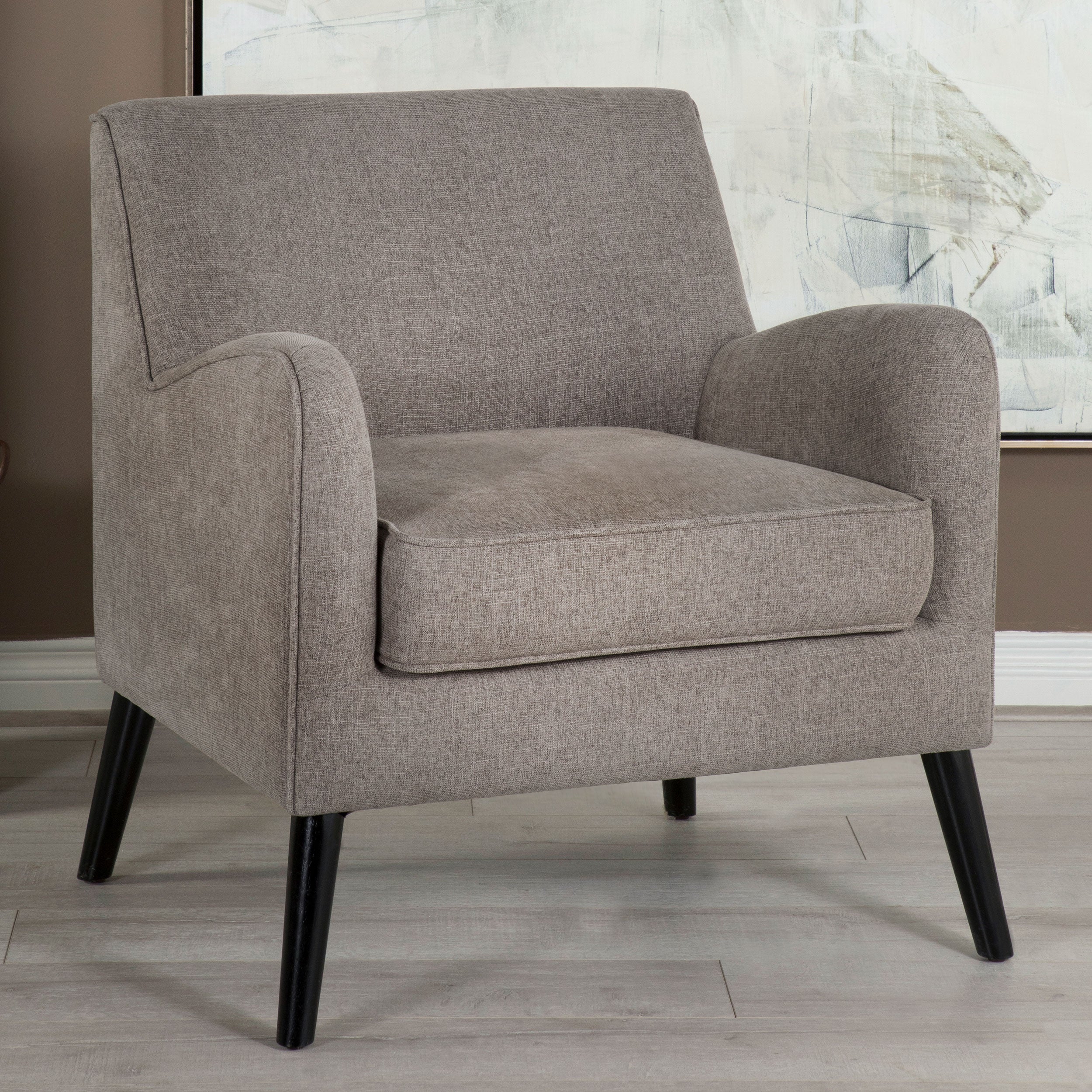 Coaster Darlene Upholstered Tight Back Accent Chair Charcoal Light Grey