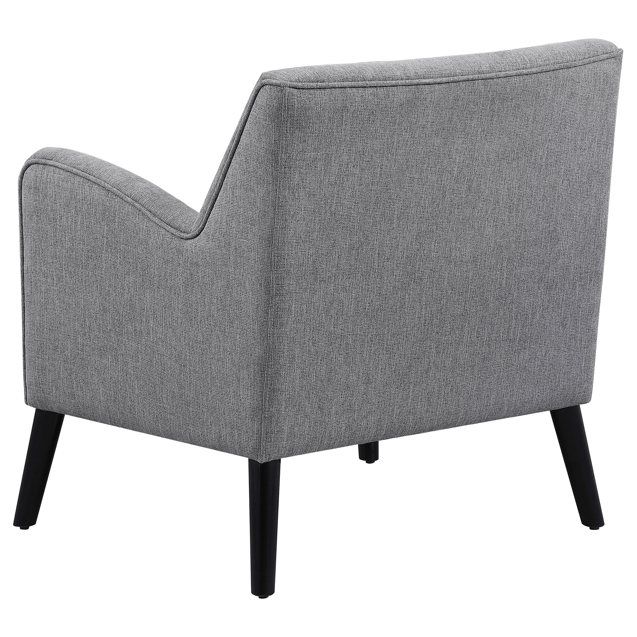 Coaster Darlene Upholstered Tight Back Accent Chair Charcoal Light Grey