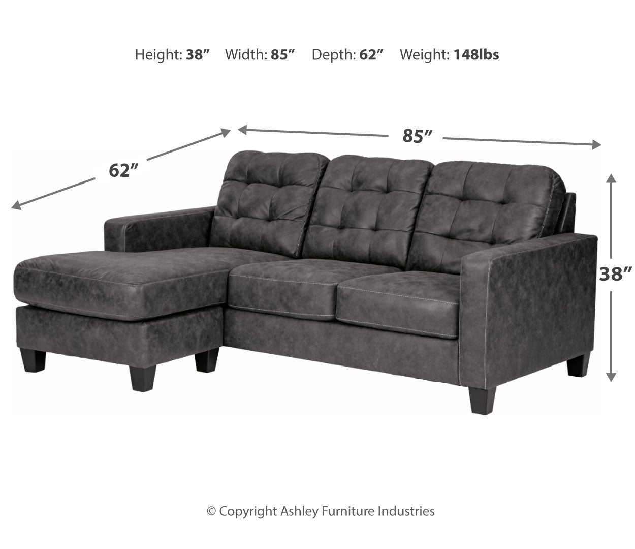 Venaldi Sofa Chaise