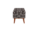 Coaster Austin Upholstered Bench Beige and Black Default Title