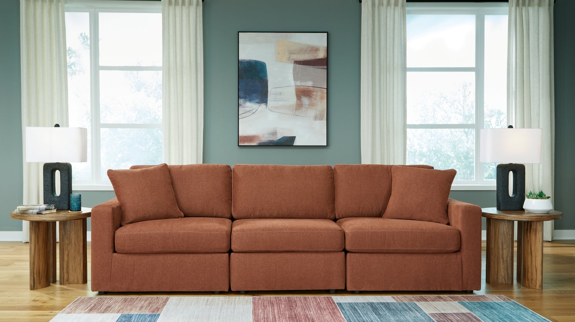 Pillar Peak Sofa and Loveseat