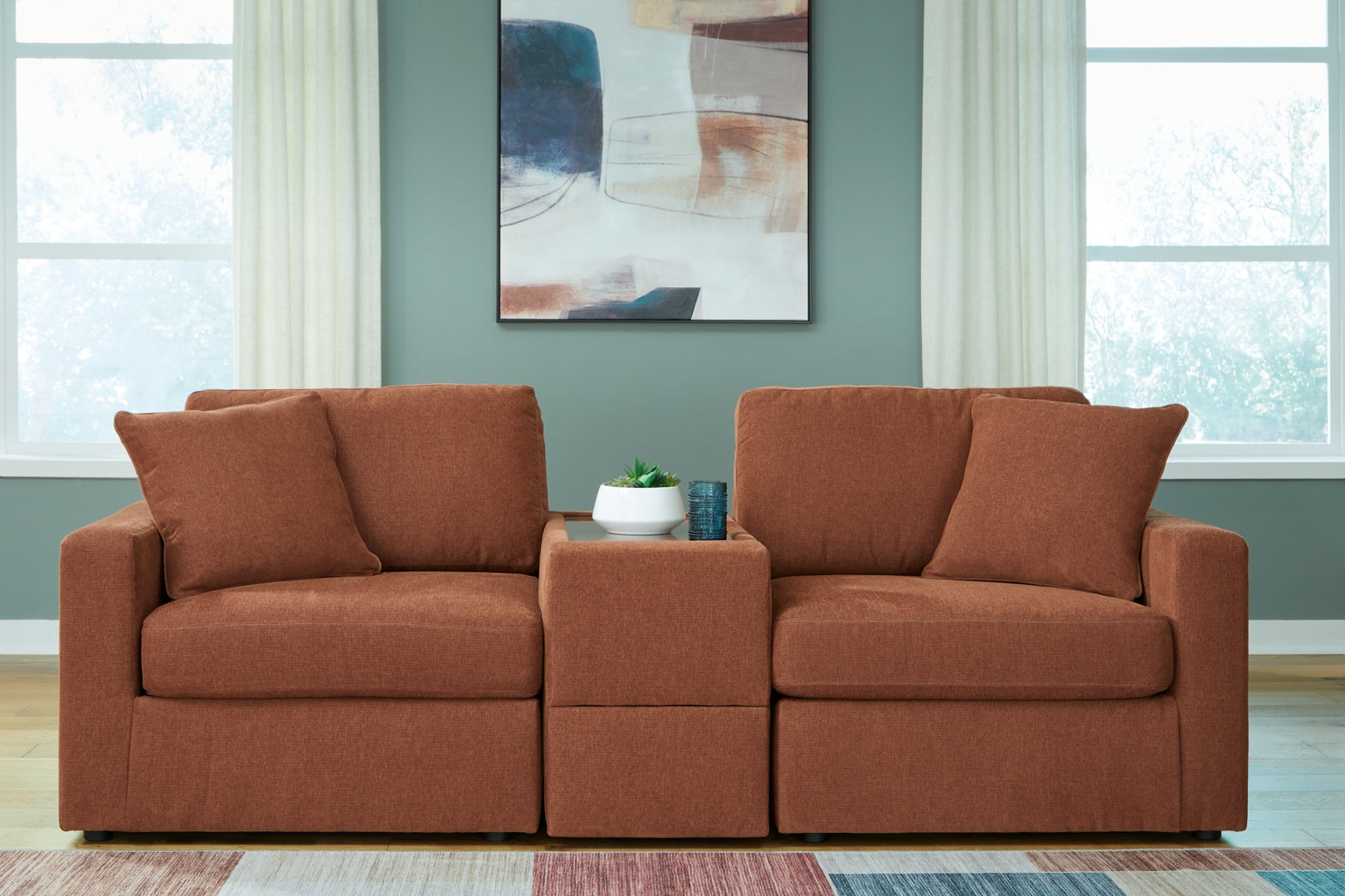 Pillar Peak Sofa and Loveseat