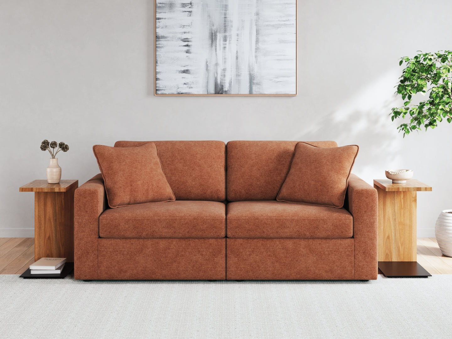 Pillar Peak Sofa and Loveseat