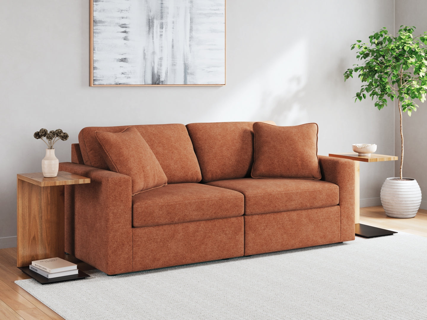 Pillar Peak Sofa and Loveseat