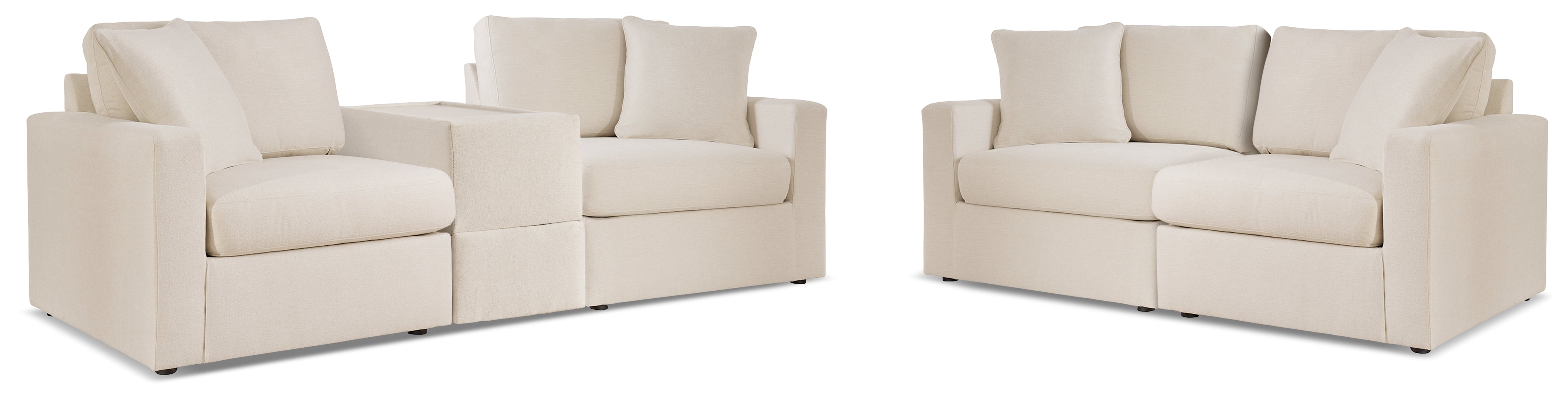 Pillar Peak Sofa and Loveseat