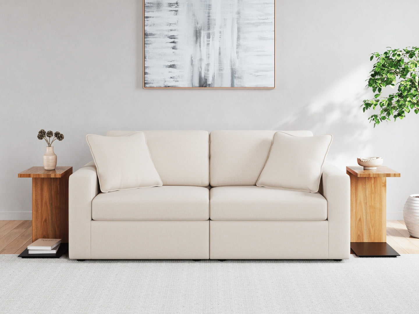 Pillar Peak Sofa and Loveseat