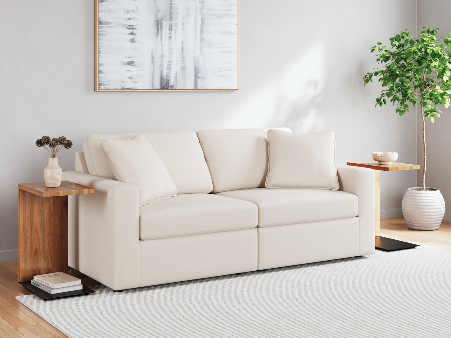 Pillar Peak Sofa and Loveseat