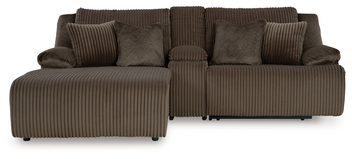 Top Tier 3-Piece Reclining Sectional Sofa with Chaise