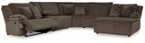 Top Tier 6-Piece Reclining Sectional with Chaise