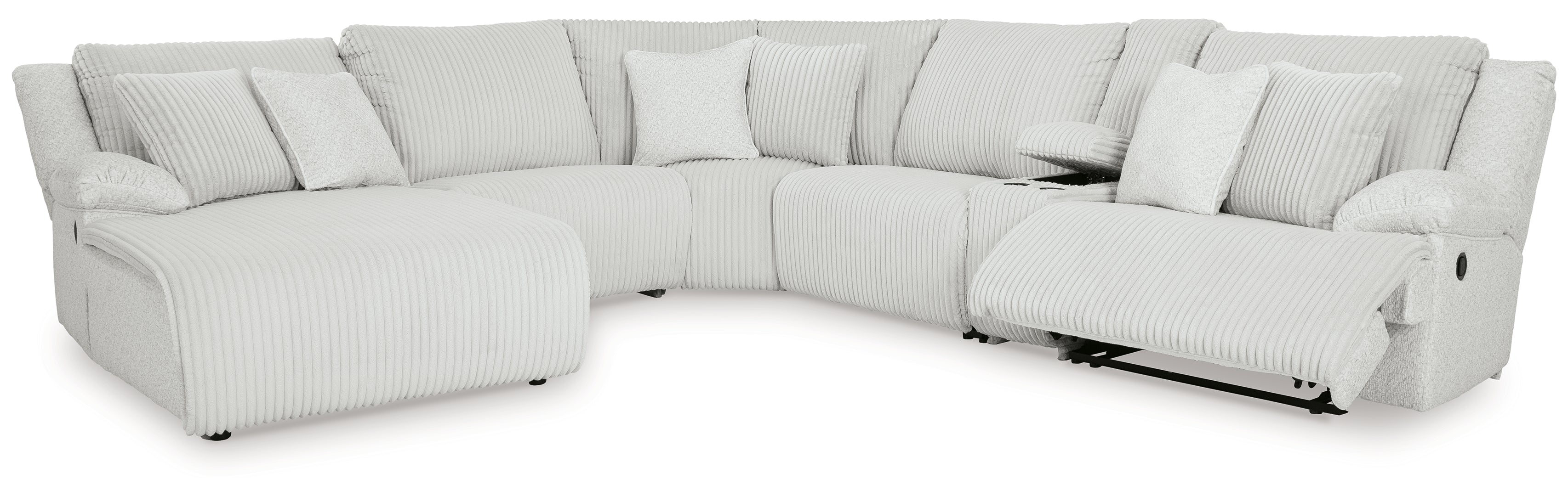 Top Tier 6-Piece Reclining Sectional with Chaise