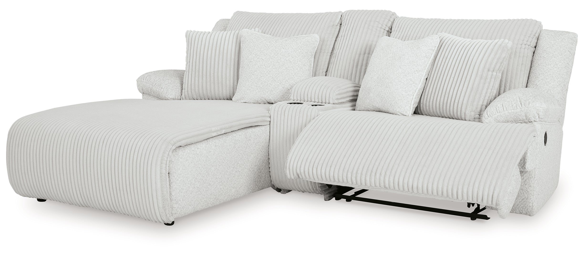 Top Tier 3-Piece Reclining Sectional Sofa with Chaise