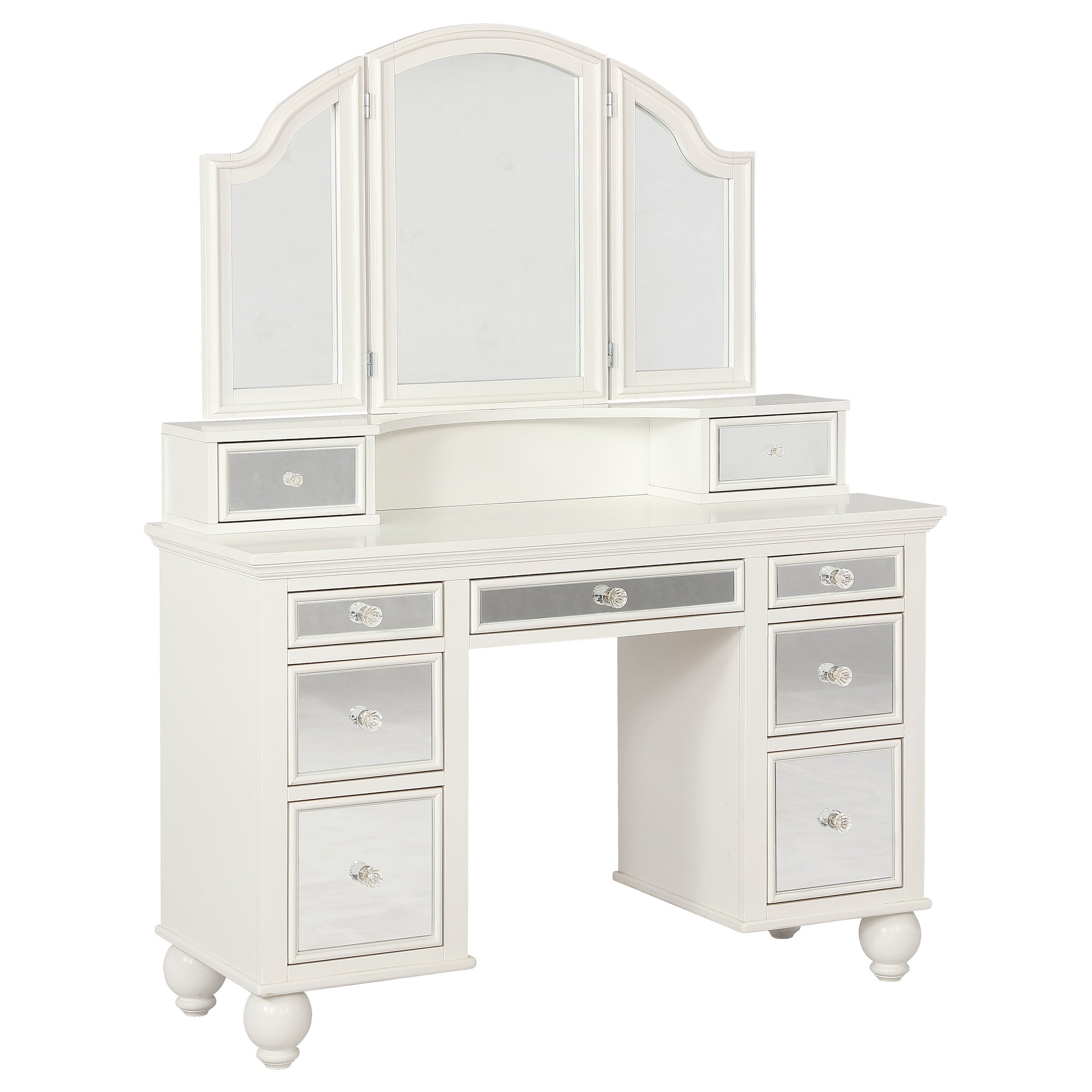 Coaster Reinhart Reinhart 2-piece Vanity Set White and Beige Default Title