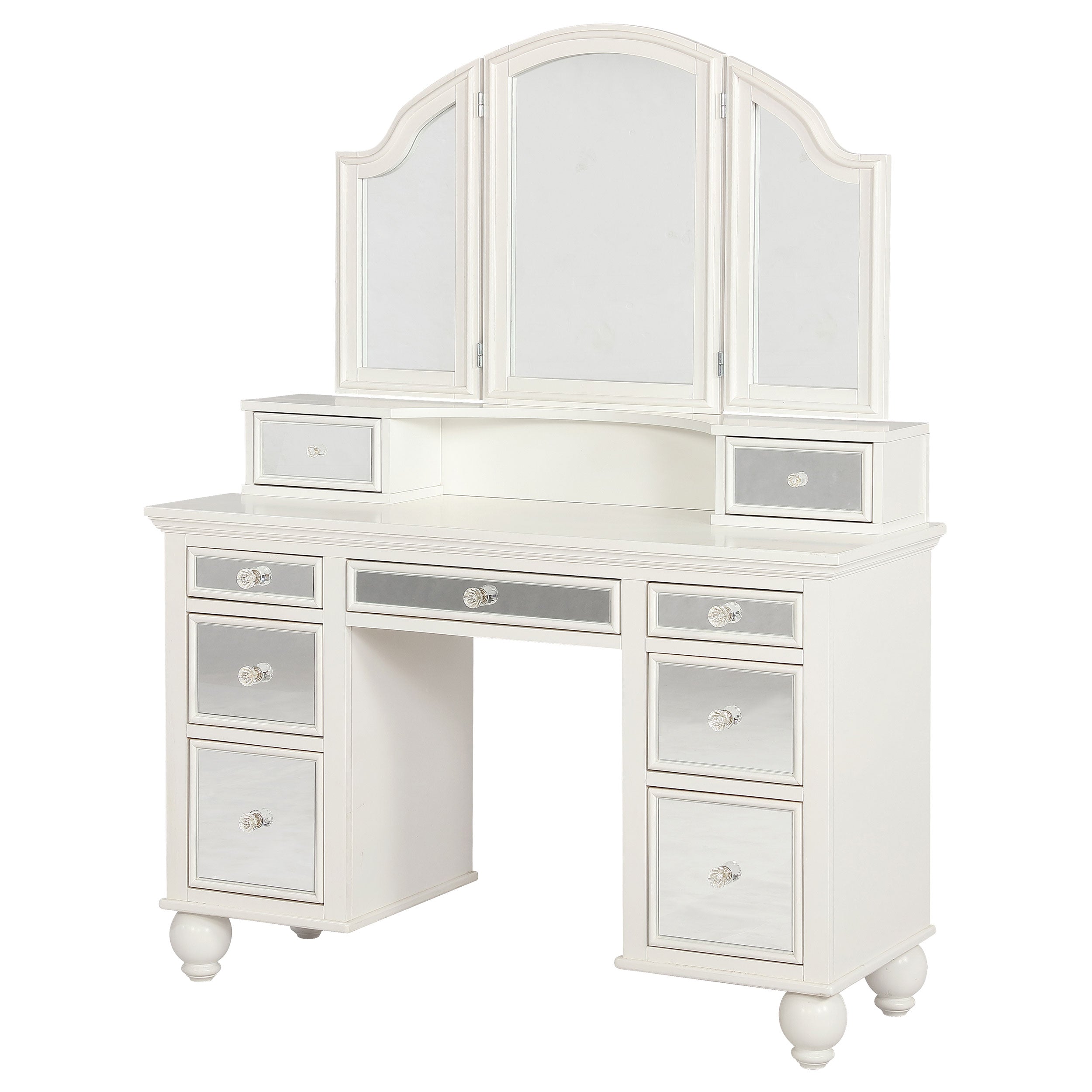 Coaster Reinhart Reinhart 2-piece Vanity Set White and Beige Default Title