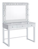 Coaster Umbridge 3-drawer Vanity with Lighting Chrome and White Default Title