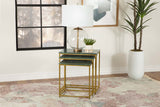 Coaster Medora 3-piece Nesting Table with Marble Top Default Title