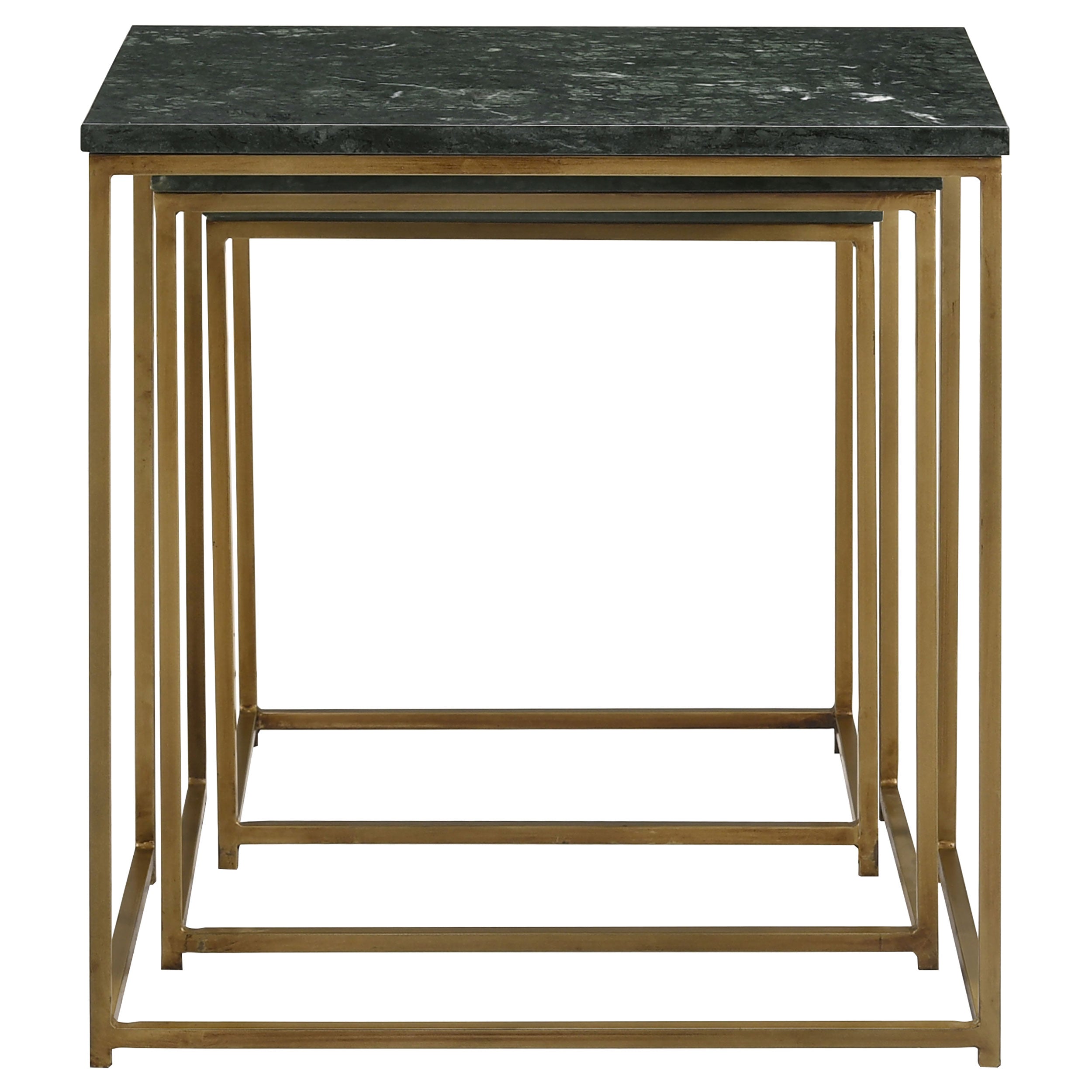 Coaster Medora 3-piece Nesting Table with Marble Top Default Title