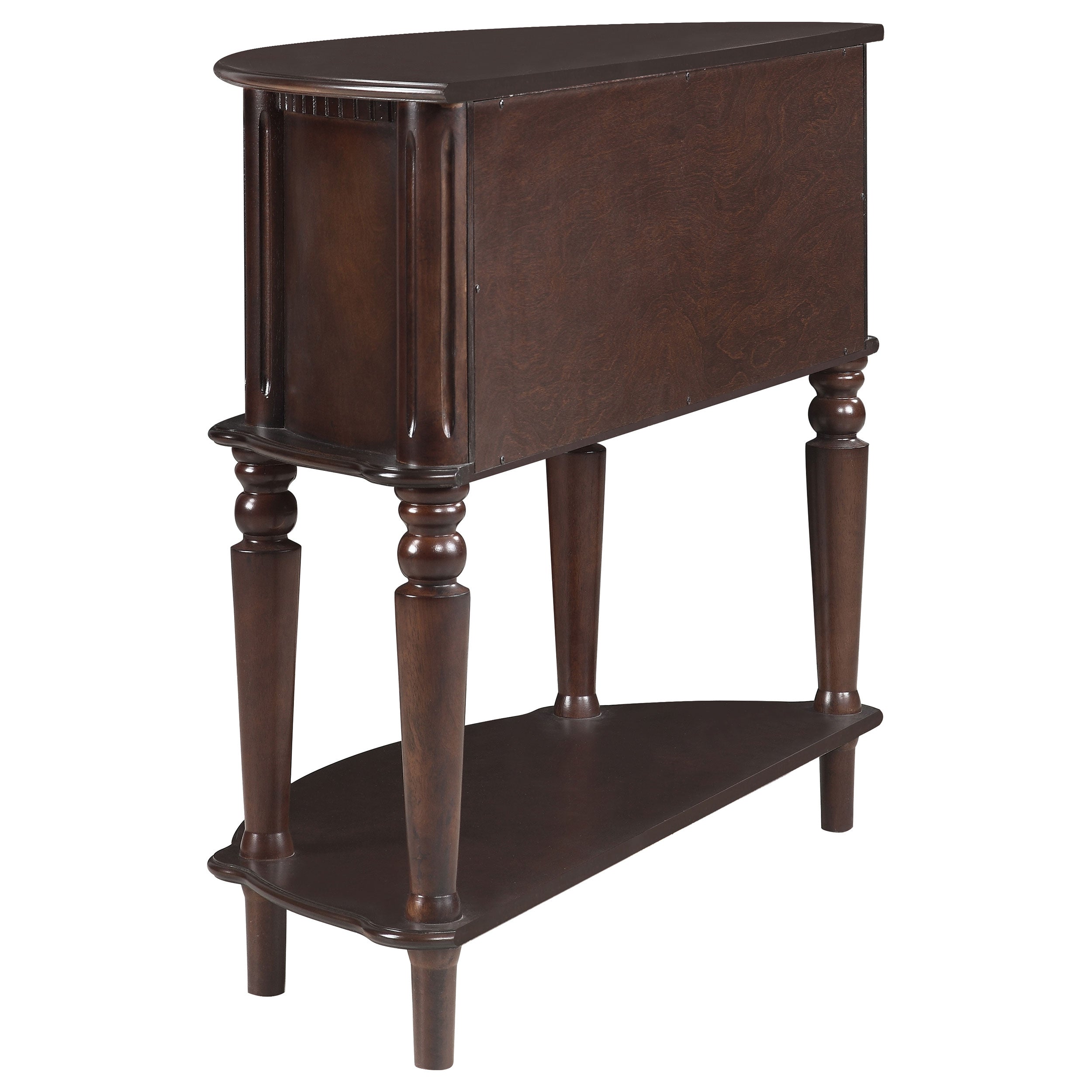 Coaster Brenda Console Table with Curved Front Brown Default Title