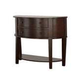 Coaster Diane 2-drawer Demilune Shape Console Table Cappuccino Default Title