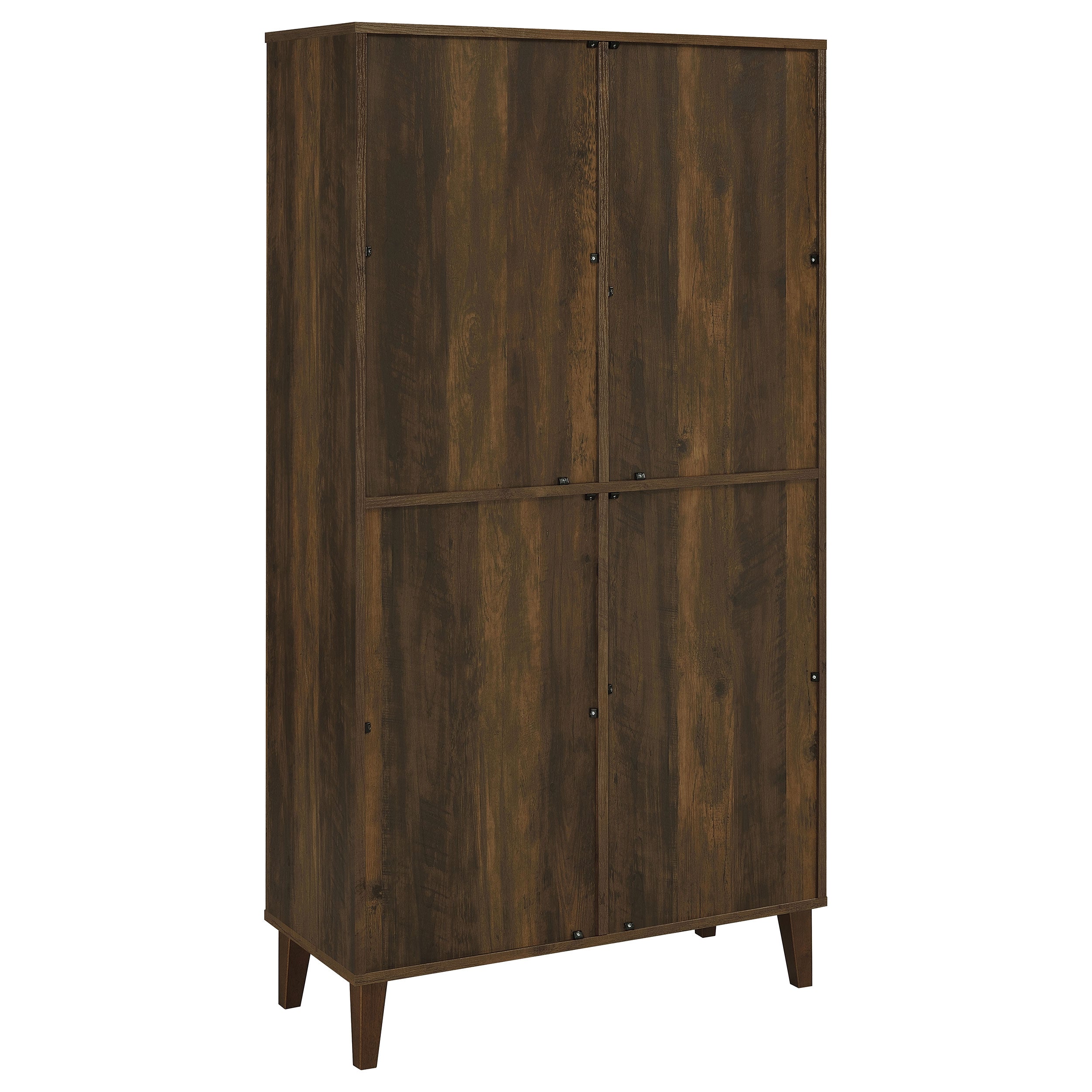 Coaster Elouise 4-door Engineered Wood Tall Accent Cabinet Dark Pine Default Title