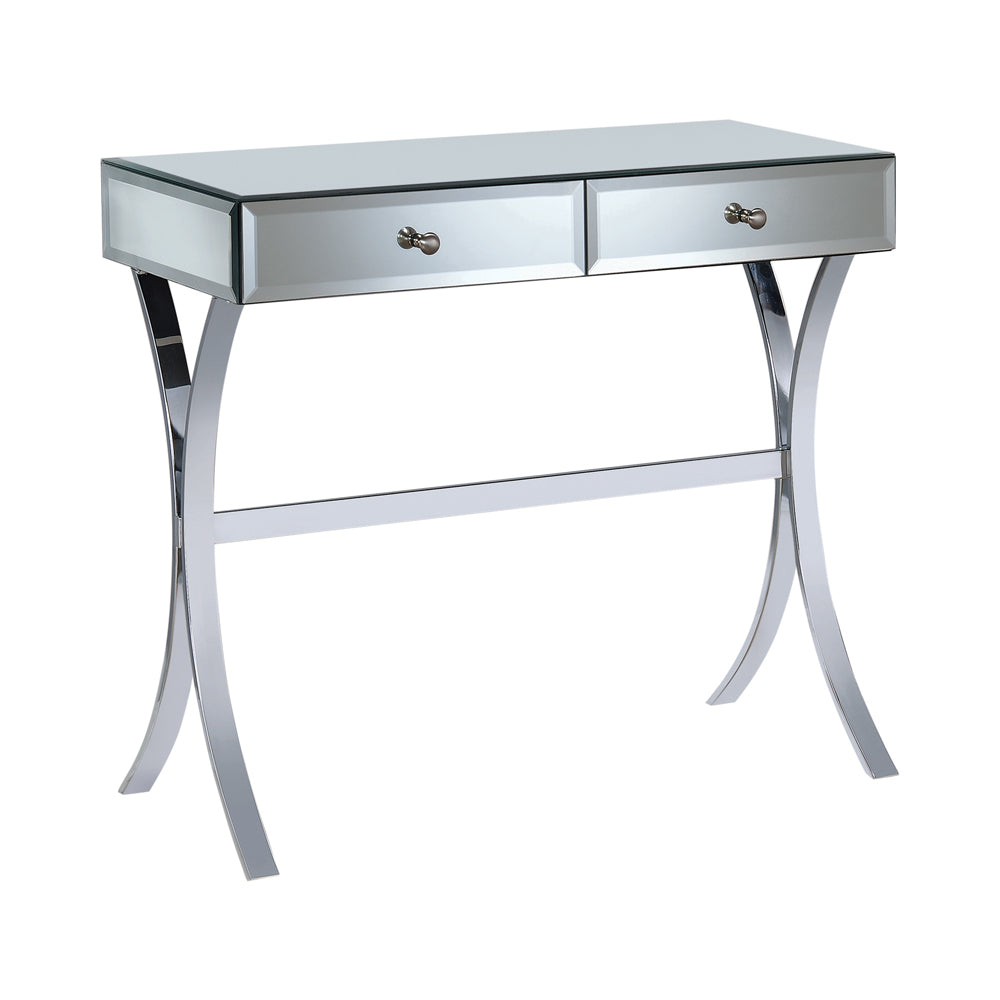 Coaster Scilla 2-drawer Console Table Clear Mirror Default Title