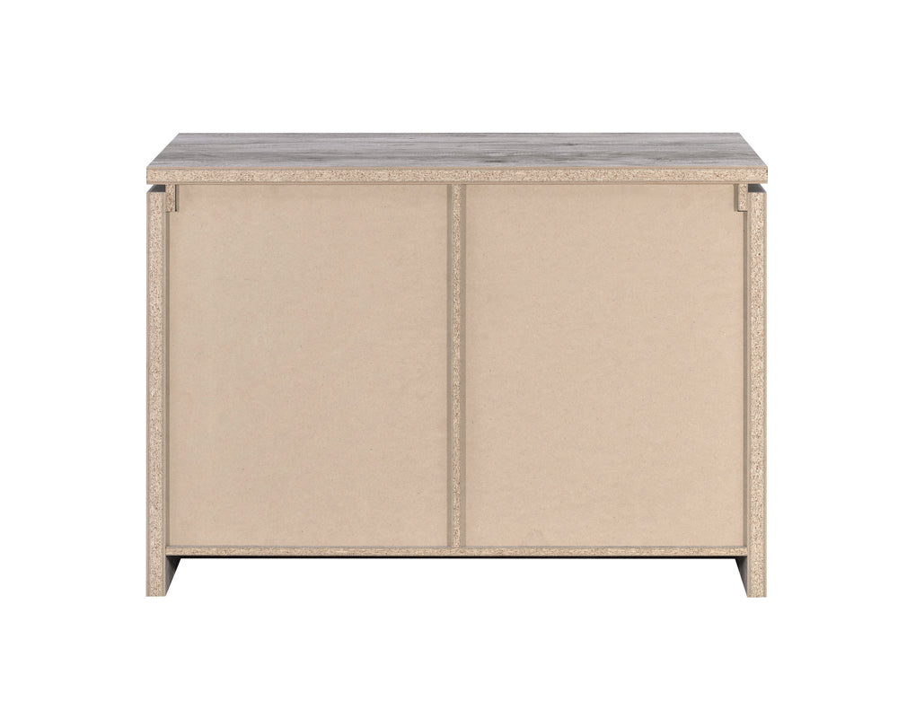 Coaster Enoch 2-door Accent Cabinet Grey Driftwood