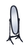 Coaster Foyet Oval Cheval Mirror Black Default Title