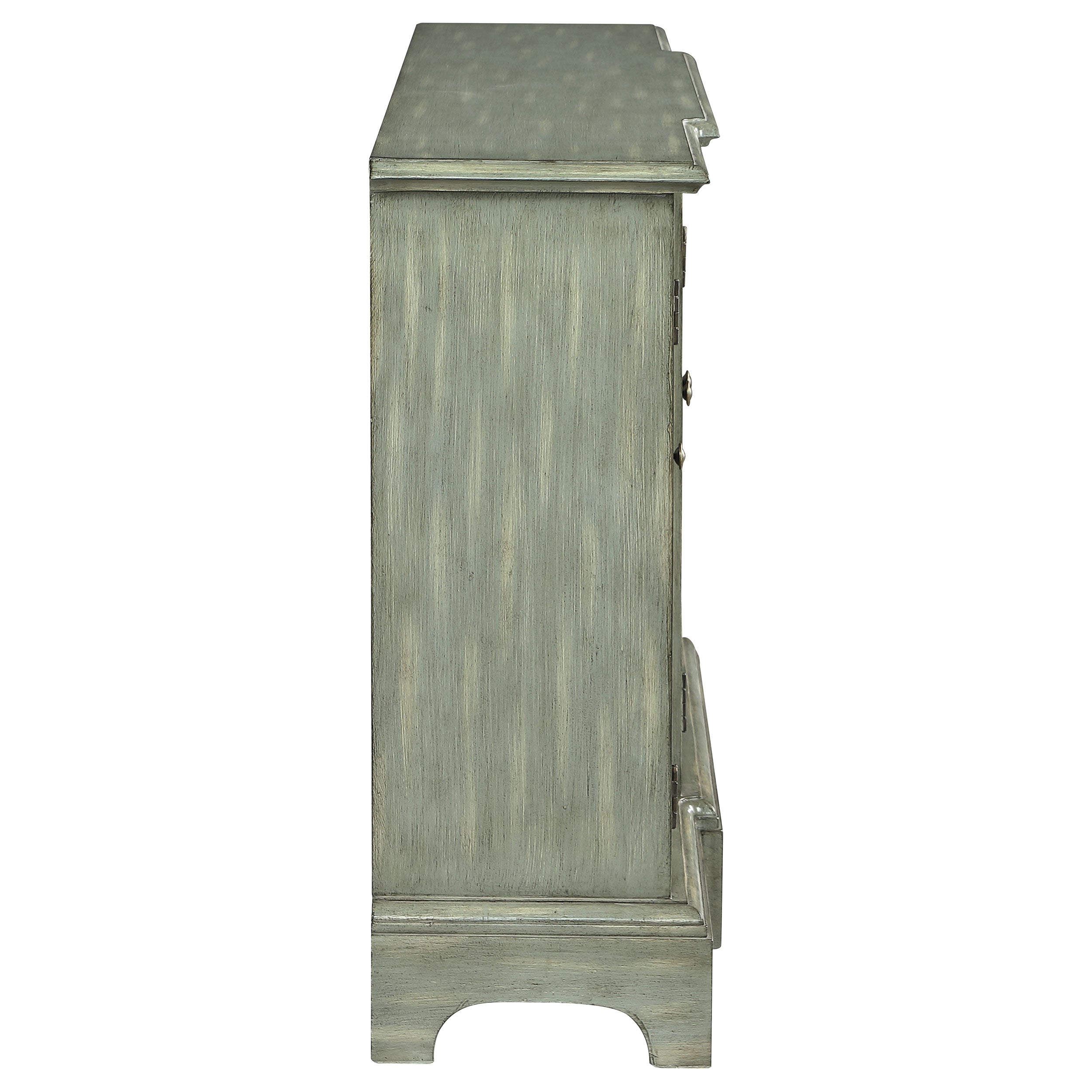 Coaster Erigeron 4-door Accent Cabinet Grey Default Title