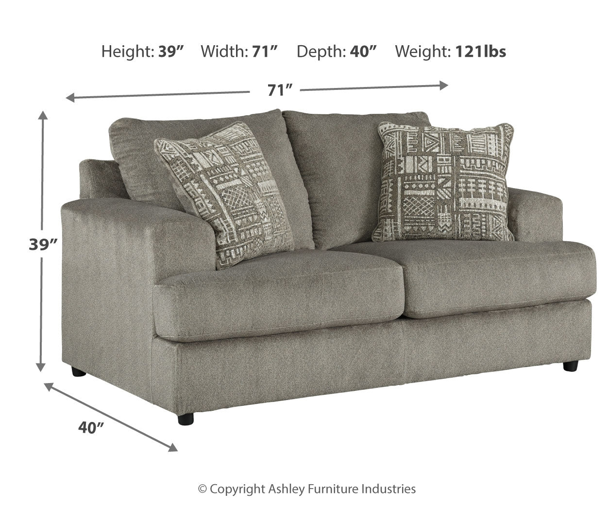 Soletren Sofa, Loveseat, Chair and Ottoman