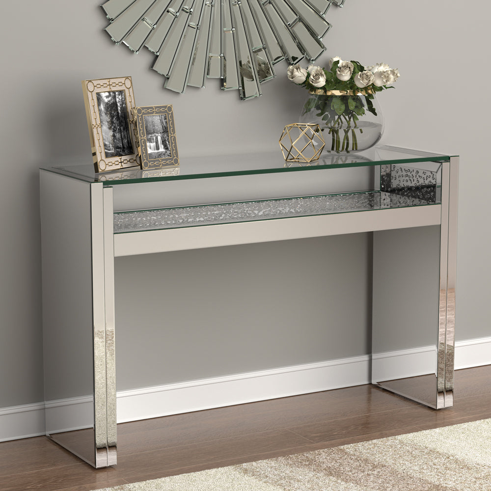 Coaster Edna 1-shelf Console Table Silver Default Title