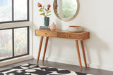 Coaster Lotus 2-drawer Console Table Natural Brown Default Title