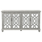 Coaster Melanie 4-door Accent Cabinet Antique White Default Title