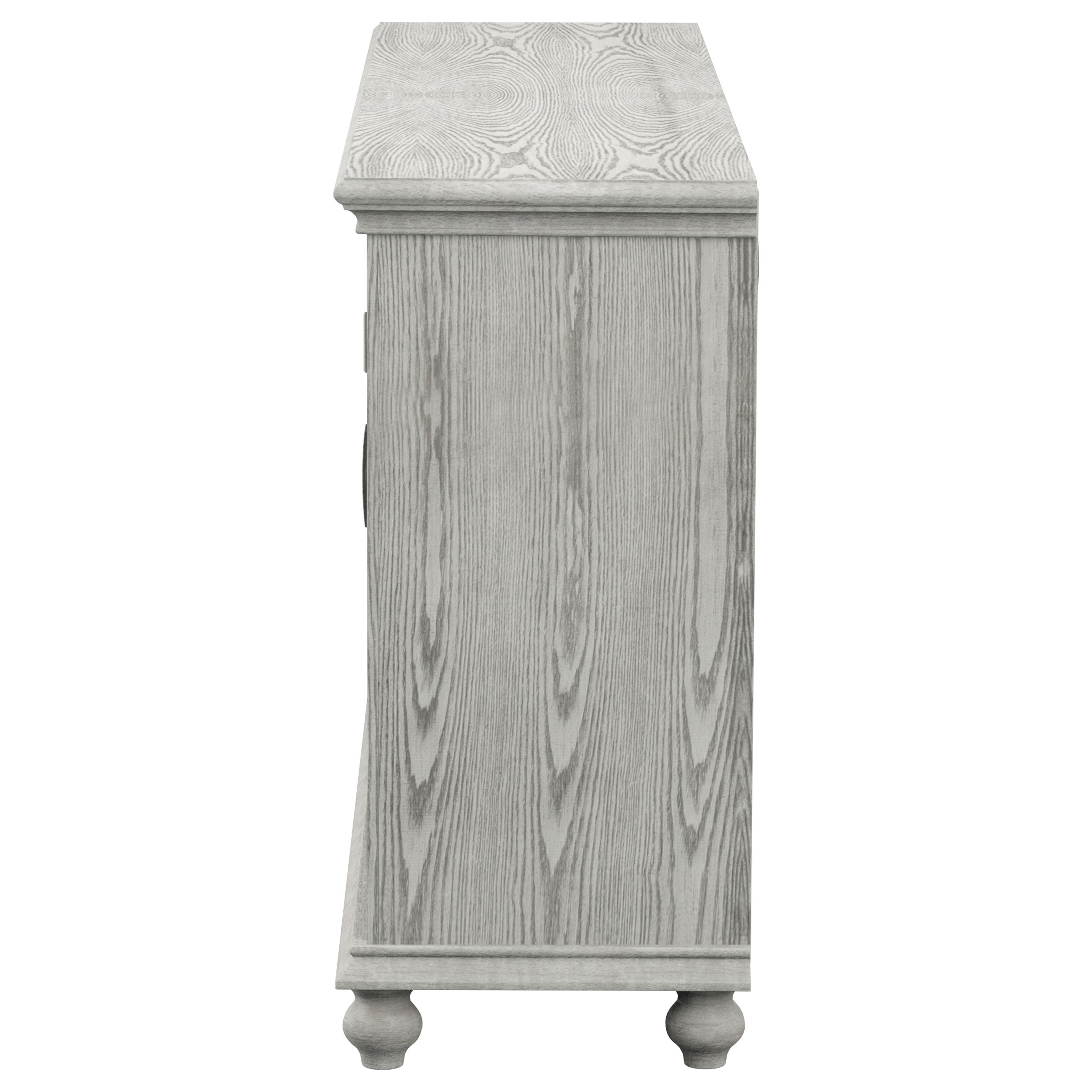 Coaster Melanie 4-door Accent Cabinet Antique White Default Title