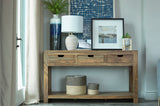 Coaster Esther 3-drawer Storage Console Table Natural Sheesham Default Title