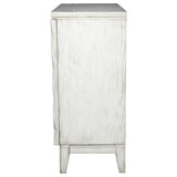 Coaster Moody Accent Cabinet with Carved Door Antique White