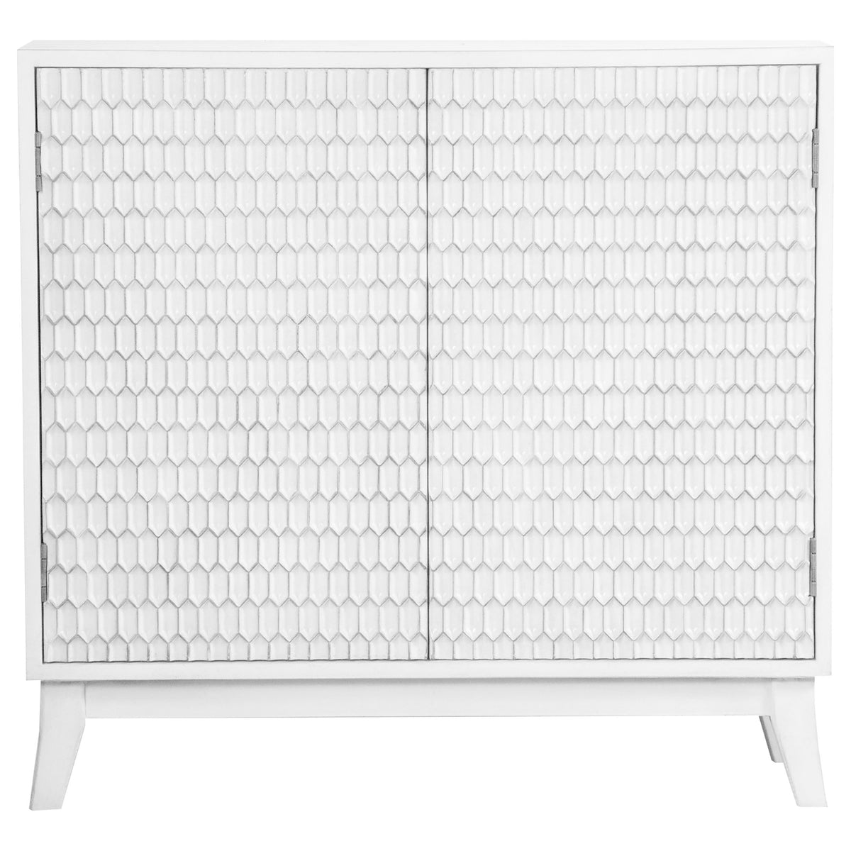 Coaster Gambon Rectangular 2-door Accent Cabinet White Default Title